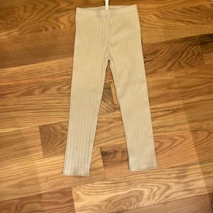 Rylee + Cru ribbed leggings, size 4-5, NWT